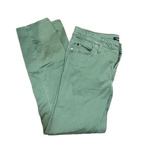 Calvin‎ Klein Women's Green Skinny Jeans